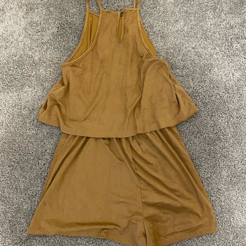 Camel Colored Romper